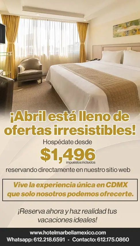 Oferta especial, Hospedaje Hoteles en México, Hotel Marbella México